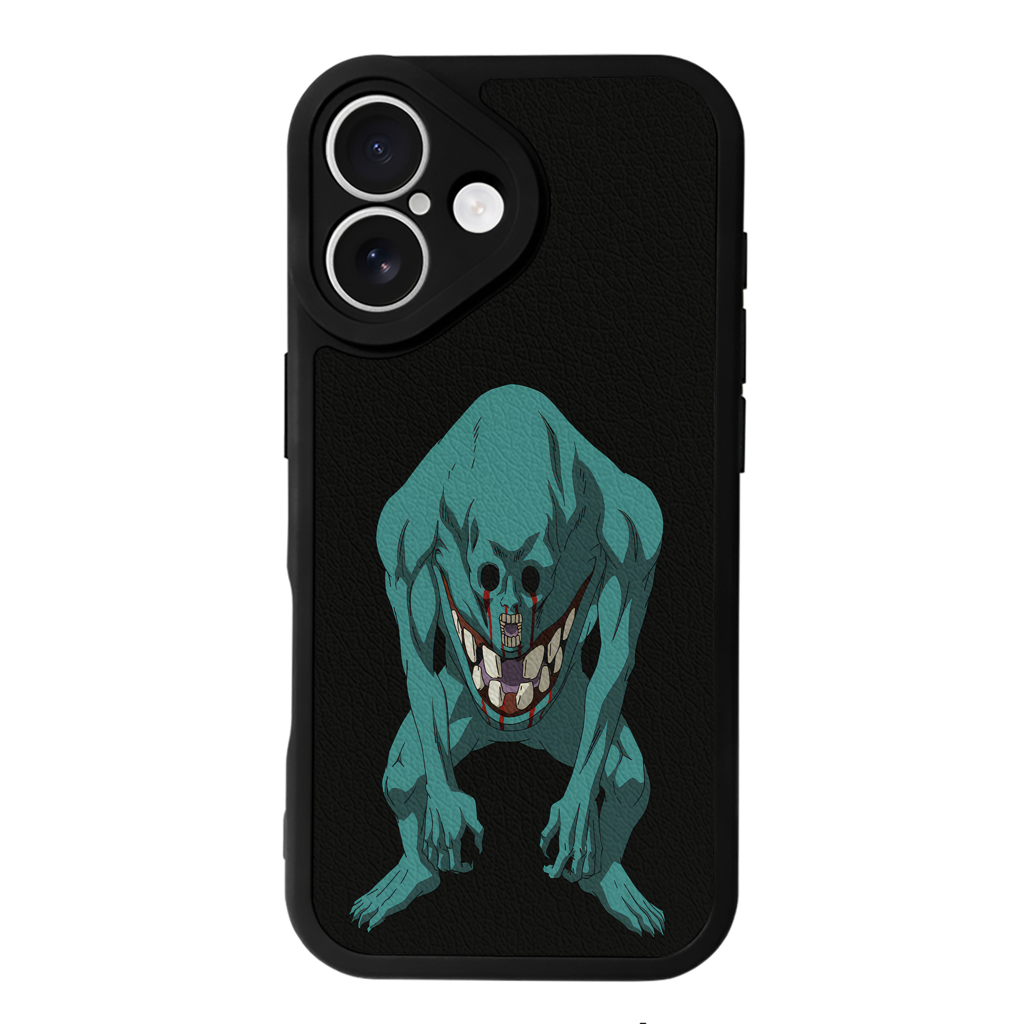 （画像用） 呪術廻戦 Jujutsu Kaisen 【iPhone 16シリーズ対応】シリコンスマホケース（レザー調） 材質：シリコン